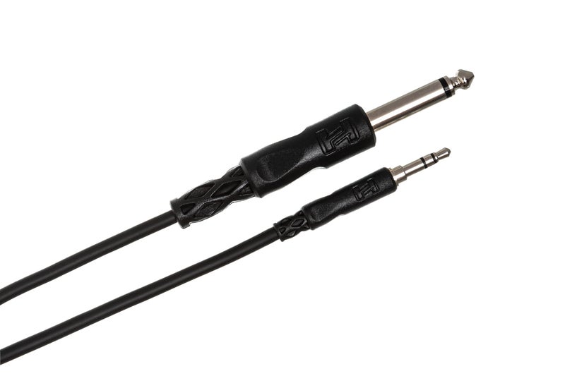 Hosa CMP-103 1/4 Inch TS to 3.5 mm TRS Mono Interconnect Cable, 3 Feet - Image 4